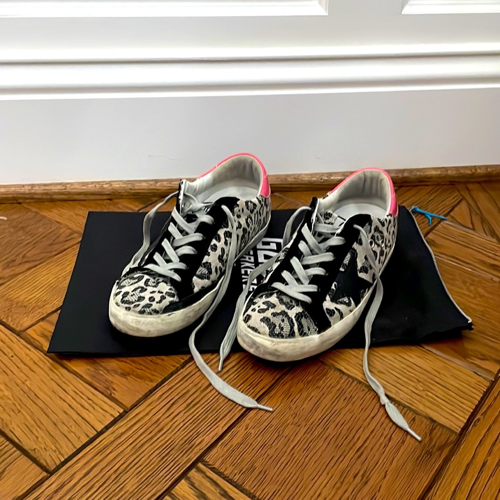 Leopard print Golden Goose sneakers